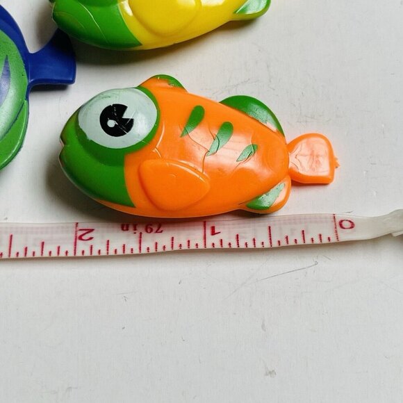 Plastic FishMini Figure Colorful Figurine Marine Ocean Kids Toy Set of 3 - Picture 3 of 3